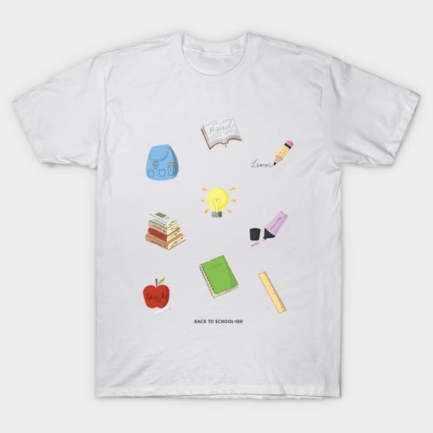 Back to School T-Shirt by The-Doodles-of-Thei